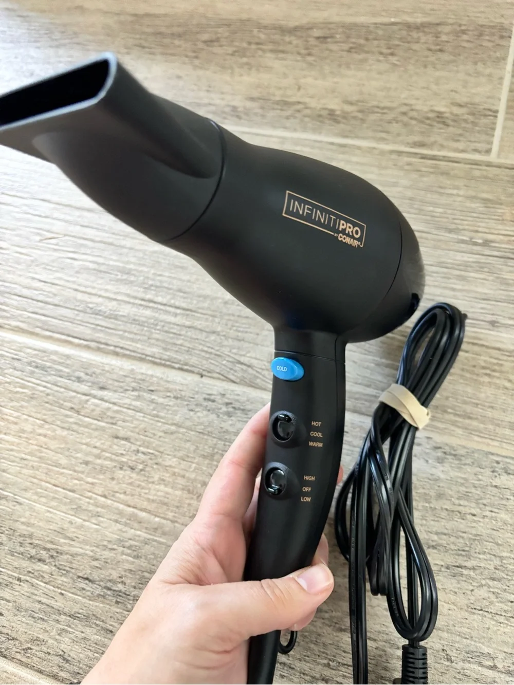 Conair InfinitiPro Black Hair Dryer